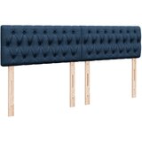 Krevet s oprugama i madracem plavi 200 x 200 cm od tkanine | shoptok.hr