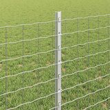  Stup za ogradu 5 pcs Srebrno 80 cm Čelik | shoptok.hr