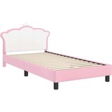  Otroški posteljni okvir z vznožjem Roza 90 x 200 cm PU, (5000104602) | Shoptok.si