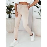 DStreet Spodnie dresowe damskie VELARA kremowe | shoptok.hr
