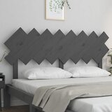  Uzglavlje za krevet sivi 159,5x3x80,5 cm od masivne borovine | Eponuda.ba