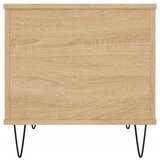  Stolić za kavu boja hrasta 60 x 44,5 x 45 cm konstruirano drvo | shoptok.hr