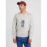 Polo Ralph Lauren Sweater majica morsko plava / smeđa / siva melange / crvena | shoptok.hr