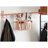 Premier Housewares Železna stenska palica v rožnato zlati barvi znamke Sorello | Shoptok.si