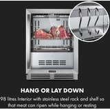 Klarstein Steakhouse Pro hladilnik za meso, Nerjaveče jeklo - - estar - Steak Ager - 2 m - prosto stoječ - 25 °C - Samostoječi - 60,5 mm - Nerjaveče jeklo - 83 cm - 51 x 42 x 42,5 cm - Kovina - 50 dB - 59 cm - 220 - 240 V~ - 1 - 25 °C - 1 - 98 Ltr - 59,5 cm - 82 cm - 61,5 cm - 47 kg - 66 cm - 65 cm - 86 cm - 47 kg | Shoptok.si