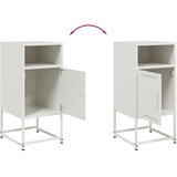  Noćni ormarići 2 kom bijeli 36 x 39 x 78 cm čelični | shoptok.hr