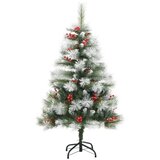  Umjetno božićno drvce sa šarkama, šiškama i bobicama 120 cm | shoptok.hr