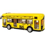 YELLOW City Bus With Friction Drive 1:18 | shoptok.hr
