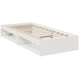  Dnevni krevet bez madraca bijeli 75x190 cm od masivne borovine | shoptok.hr