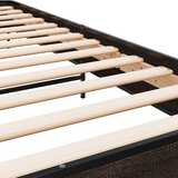  Okvir krevet boja hrasta 90 x 190 cm konstruirano drvo i metal | shoptok.hr