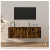  Komplet TV omaric 2-delni dimljen hrast inženirski les | Shoptok.si