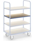 eurokraft basic Nivojski okvir z vključeno polico Flex, za transportni in nivojski voziček, nosilnost 100 kg | Shoptok.si
