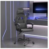  Okretna igraća stolica crna od umjetne kože | shoptok.hr