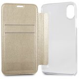 Guess Maska za telefon na preklop Book za iPhone X zlatna | Eponuda.com