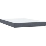  Krevet s oprugama i madracem tamnosivi 160x210 cm baršunasti | shoptok.hr