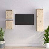 TV omarica 3 kosi trdna borovina, (20730223) | Shoptok.si