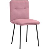  Jedilni stoli 2 kosa roza žamet, (21822542) | Shoptok.si