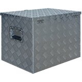 Aluminijska kutija 610 x 430 x 455 mm srebrna | shoptok.hr