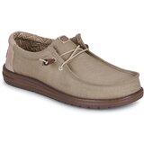Hey Dude Slips on WALLY STRETCH CANVAS BLOCK Bež Cene