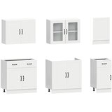  Set kuhinjskih elementa od 7 dijelova "Kalmar" izrađeno drvo | shoptok.hr