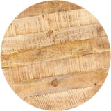Bistro stolić okrugli Ø 60 x 75 cm od grubog drva manga | shoptok.hr