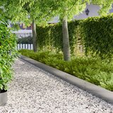  Ograda oko Travnjaka 20 pcs 100 x 25 cm Čelik Srebrna | Eponuda.com
