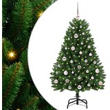  Umjetno božićno drvce s nogom Zelena 120 cm PVC i čelik | shoptok.hr