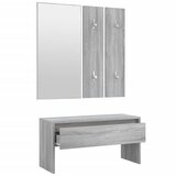  Set namještaja za hodnik boja hrasta sonome konstruirano drvo | shoptok.hr