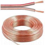  KABL-AUDIO-2X0.50/TP Kabl za zvucnike, mikrofon, napajanje, 2x0.5mm Transparentni 100m | ePonuda.com