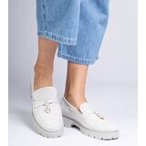 Gemre Gray elegant eco-suede loafers with embellishment Marsella | Shoptok.si