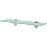 Maison Chic 2 kosi Stenske Police - Viseče police steklo 40x10 cm 8 mm, (21793521) Cene
