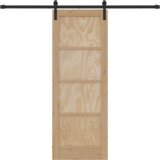 vidaXL Klizna vrata s setom za pričvršćivanje 73.5x198.5 cm Puno drvo bor | shoptok.hr