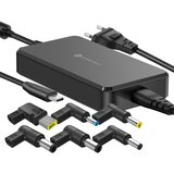 forcell Omrežni polnilnik za računalnik USB-C PD 90W s 6 zamenljivimi DC konicami, Črna, (5000185041) Cene