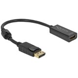 Delock 63559 DisplayPort / HDMI adapter [1x muški konektor DisplayPort - 1x ženski konektor HDMI] crna 0.20 m | Eponuda.ba