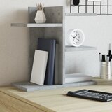  Organizator za stol boja betona 42x21,5x42 cm konstruirano drvo | shoptok.hr