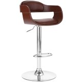  Barski stolček rjavo umetno usnje, (20817357) | Shoptok.si