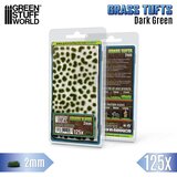 Green Stuff World Static Grass Tufts 2mm Dark Green | Buseni trave 2mm tamno zeleni | Eponuda.com