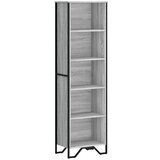 Maison Chic Knjižna omara - Knjižni regal siva sonoma 50x31x169 cm inženirski les, (21726396) | Shoptok.si