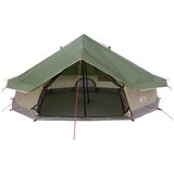 Tipi šator s krovom Zelena 800 x 800 x 430 cm Poliester i čelik | Eponuda.com