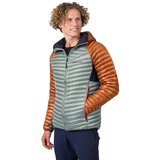 HANNAH Men's down jacket MIO HOODY rust/lily pad | shoptok.hr