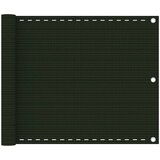 Furnova Balkonsko platno temno zeleno 75x500 cm HDPE, (21919320) | Shoptok.si