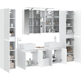  Set namještaja za kupaonicu 6 kom. Bijela | shoptok.hr