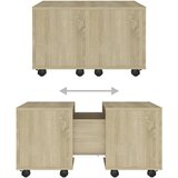  Stolić za kavu boja hrasta sonome 60x60x38 cm konstruirano drvo | shoptok.hr