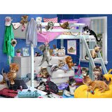 Puzzle 2D/3D - Mačići u neredu / Mačje stablo 63 kom 31x23cm | shoptok.hr