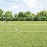 vidaXL Ograda za polje 0,8x25 m Pocinčani čelik | shoptok.hr