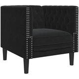  3-dijelni set sofa Chesterfield crni baršunasti | shoptok.hr