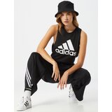 Adidas Športni top črna / bela | Shoptok.si