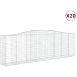  Lučne gabionske košare 20kom 400x50x120/140cm pocinčano željezo | Eponuda.com