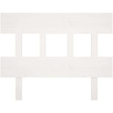  Uzglavlje za krevet bijelo 103 5x3x81 cm od masivne borovine | shoptok.hr