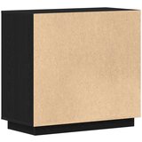  Stranska omarica Črna Oreh 80x34x75 cm Inženirski les | Shoptok.si